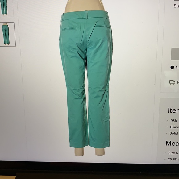 JCrew Café Capri size 6 - Picture 2 of 4